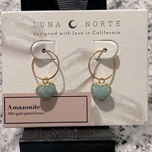 Luna Norte Amazonite earrings